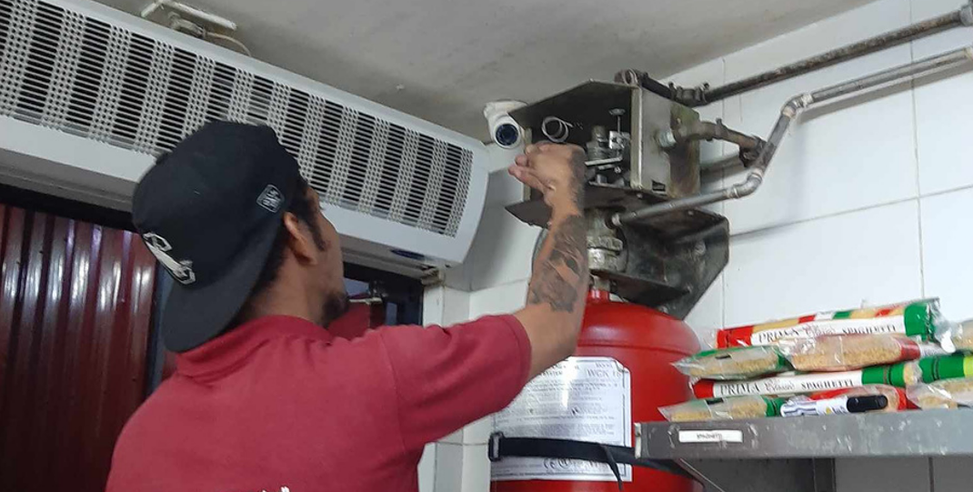 Kitchen Hood Fire Suppression System